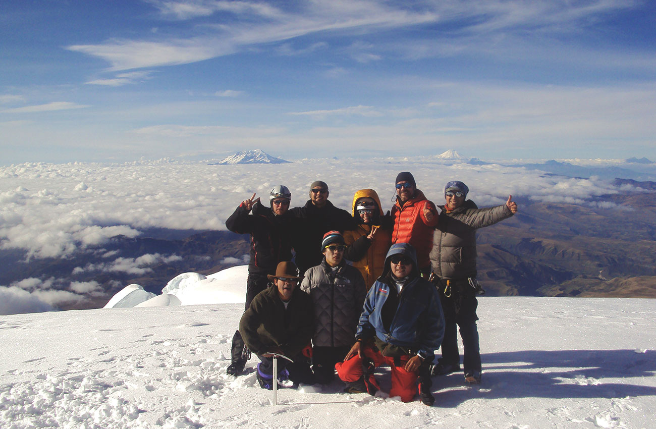 Climb Cayambe Volcano Summit